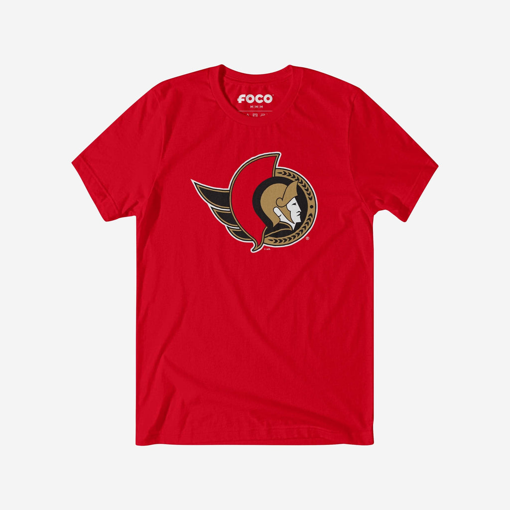 Ottawa Senators Primary Logo T-Shirt FOCO Red S - FOCO.com