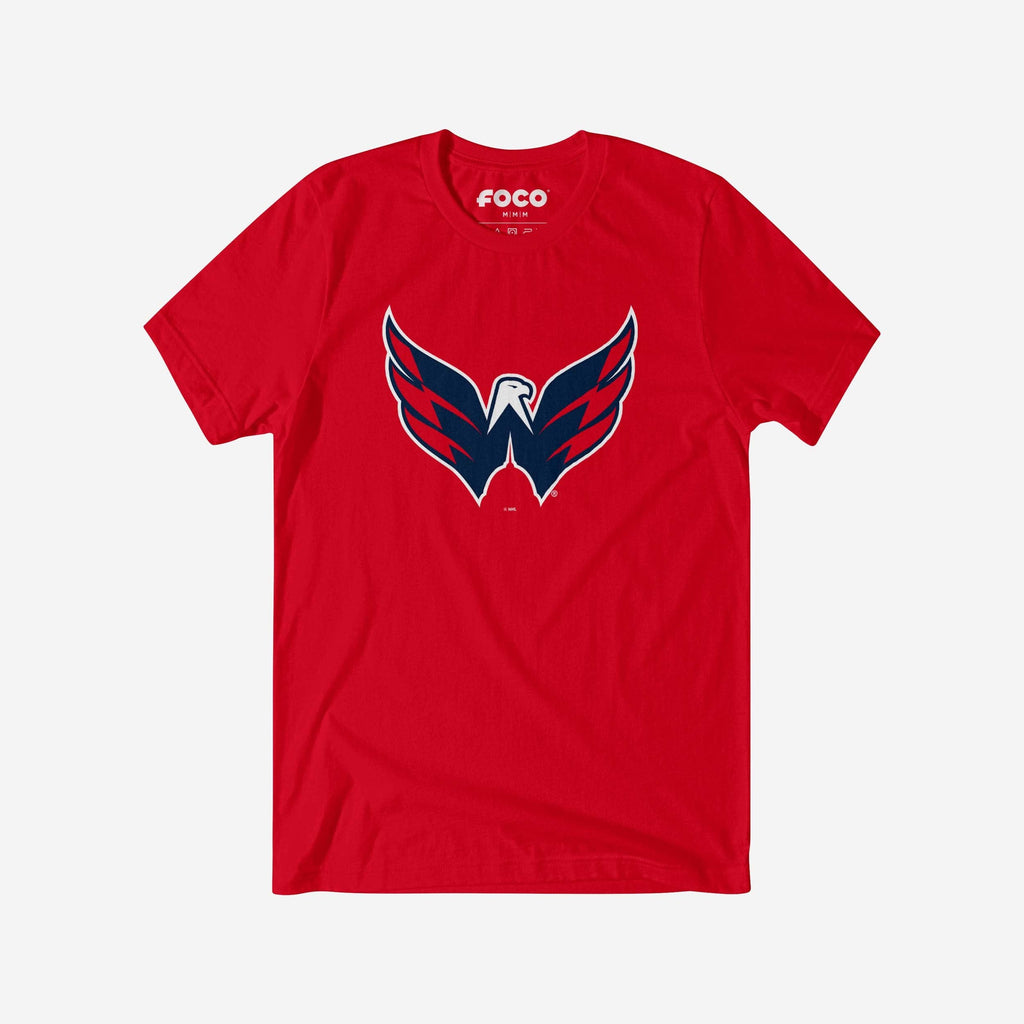 Washington Capitals Primary Logo T-Shirt FOCO Red S - FOCO.com