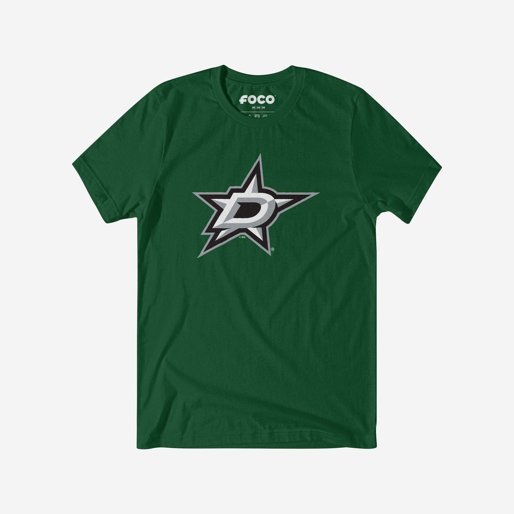 Dallas Stars Primary Logo T-Shirt FOCO Evergreen S - FOCO.com