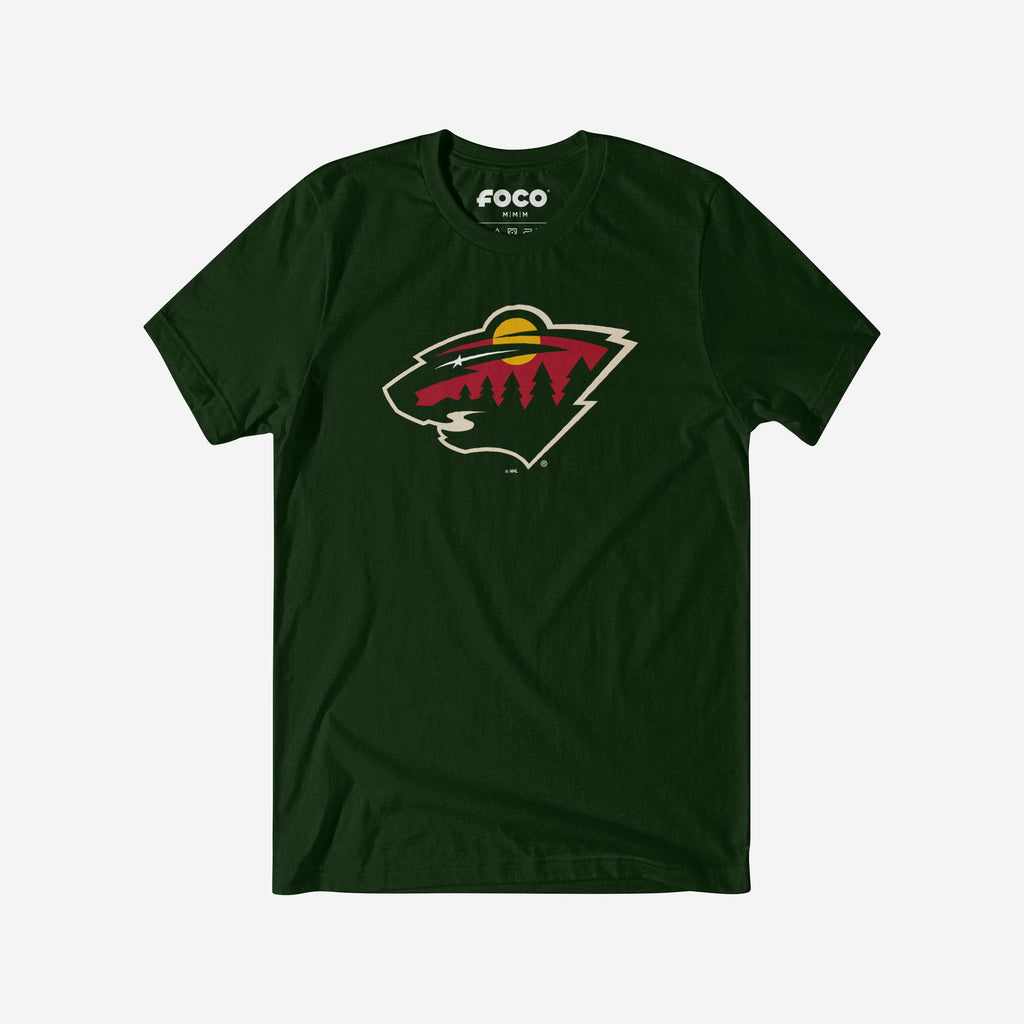 Minnesota Wild Primary Logo T-Shirt FOCO Forest S - FOCO.com
