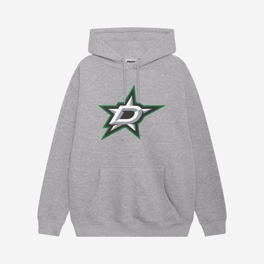 Dallas Stars Primary Logo Hoodie FOCO Athletic Heather S - FOCO.com