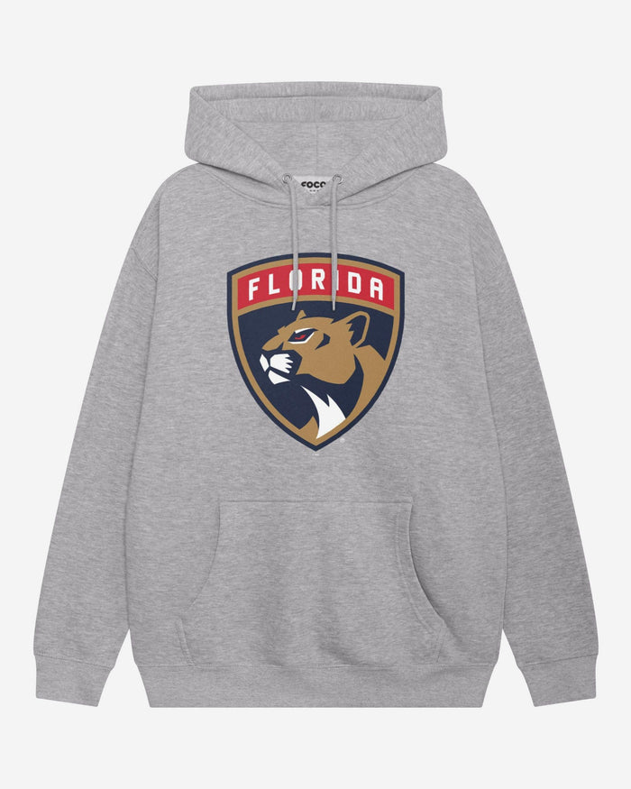 Florida Panthers Primary Logo Hoodie FOCO Athletic Heather S - FOCO.com