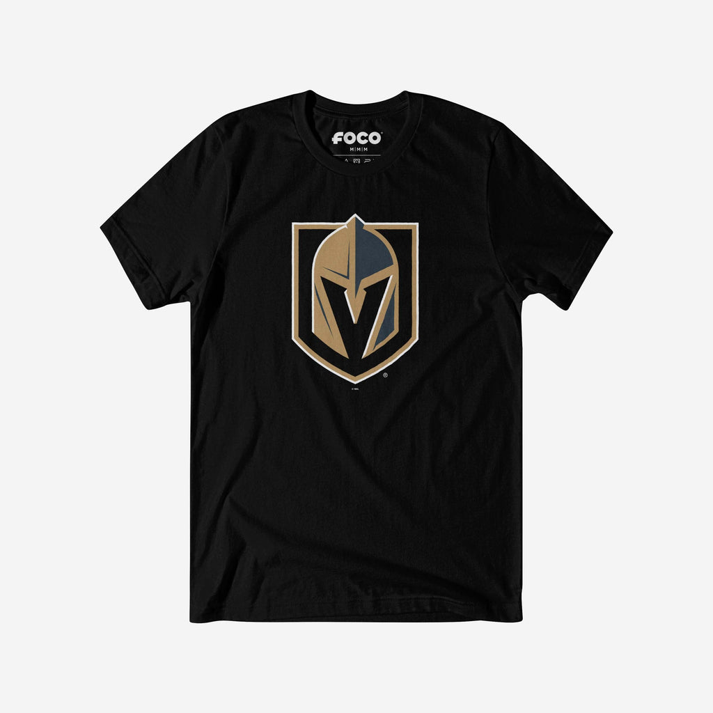 Vegas Golden Knights Primary Logo T-Shirt FOCO Black S - FOCO.com