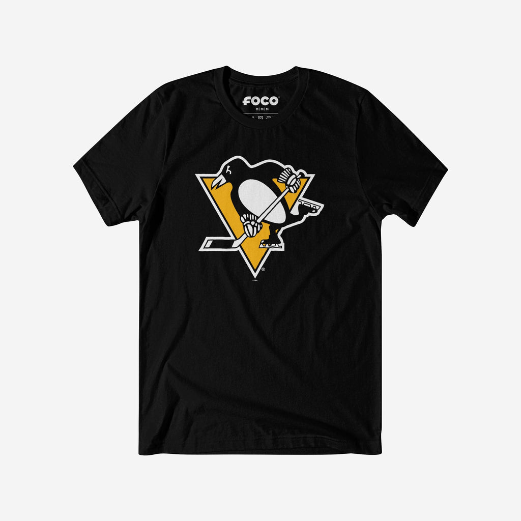 Pittsburgh Penguins Primary Logo T-Shirt FOCO Black S - FOCO.com