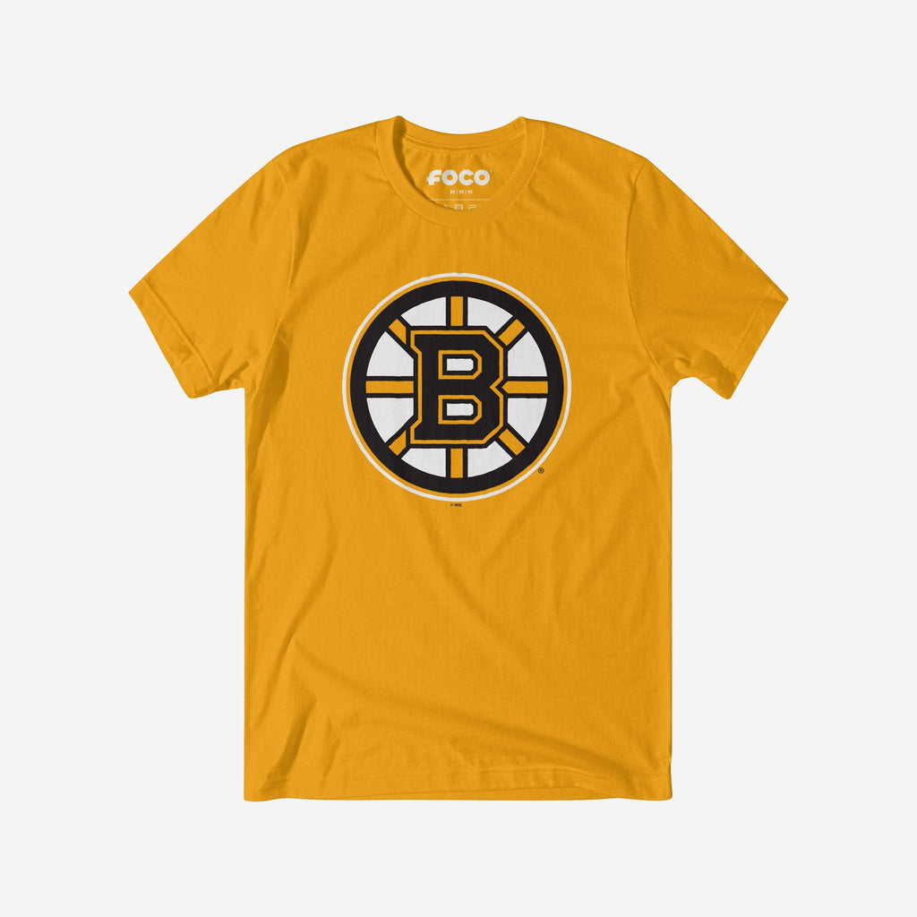 Boston Bruins Primary Logo T-Shirt FOCO Gold S - FOCO.com