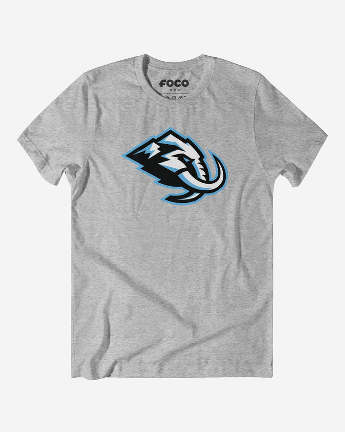 Utah Mammoth Primary Logo T-Shirt FOCO Athletic Heather S - FOCO.com