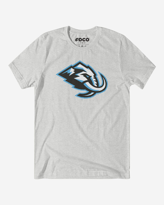 Utah Mammoth Primary Logo T-Shirt FOCO Ash S - FOCO.com