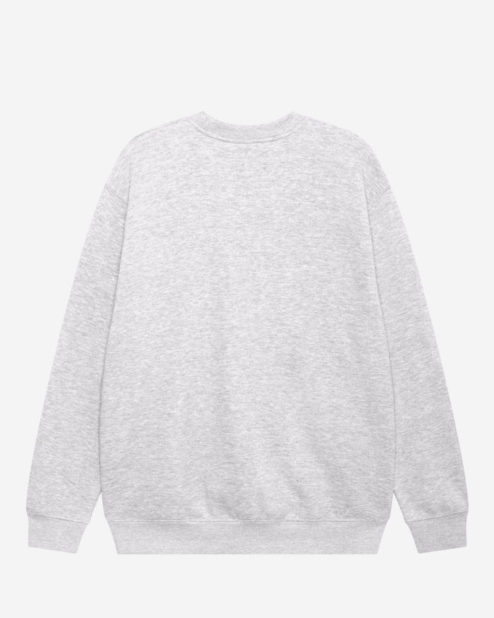 Utah Mammoth Primary Logo Crew Neck Sweatshirt FOCO Athletic Heather S - FOCO.com