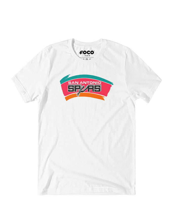 San Antonio Spurs Retro Logo T-Shirt FOCO Teal S - FOCO.com