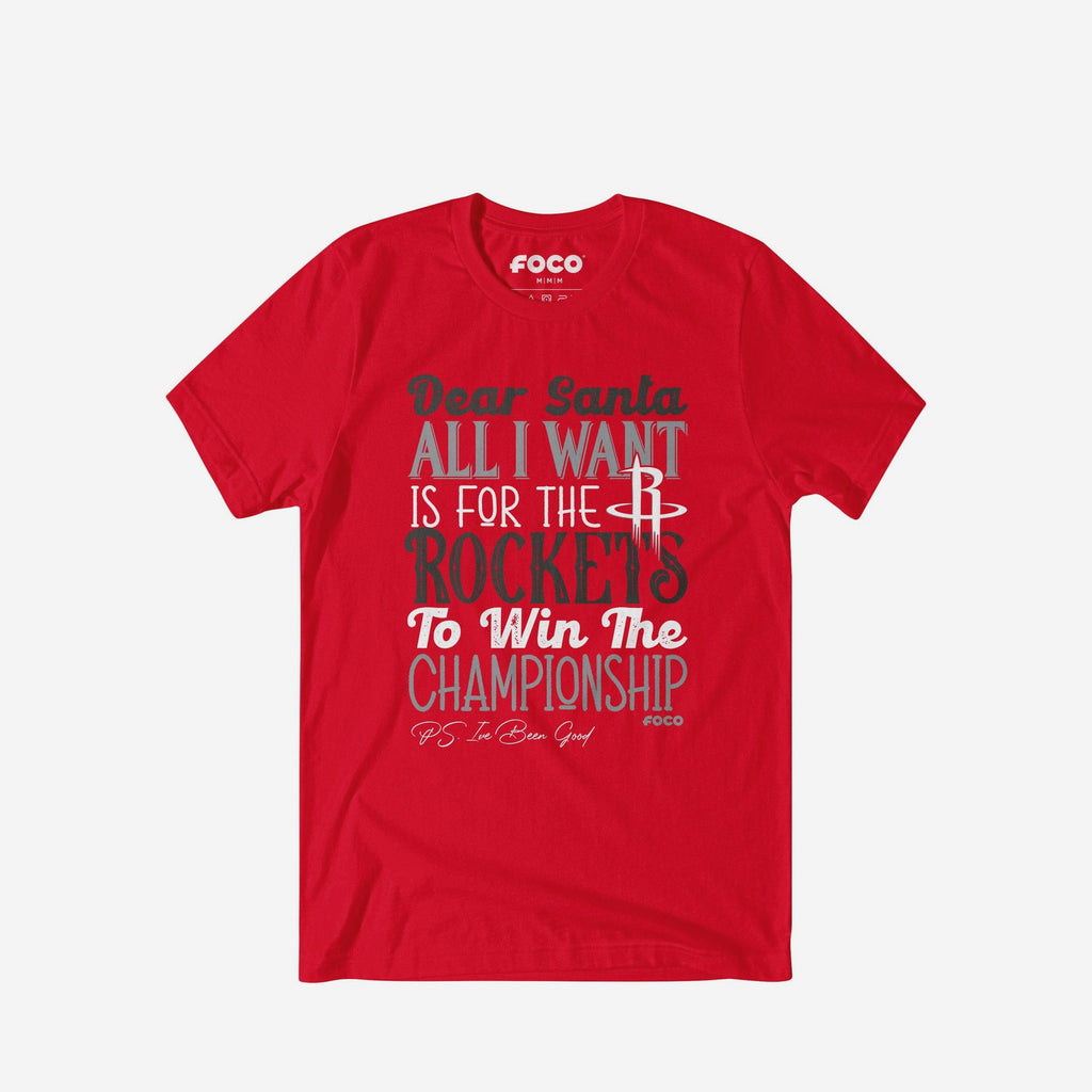 Houston Rockets All I Want T-Shirt FOCO S - FOCO.com