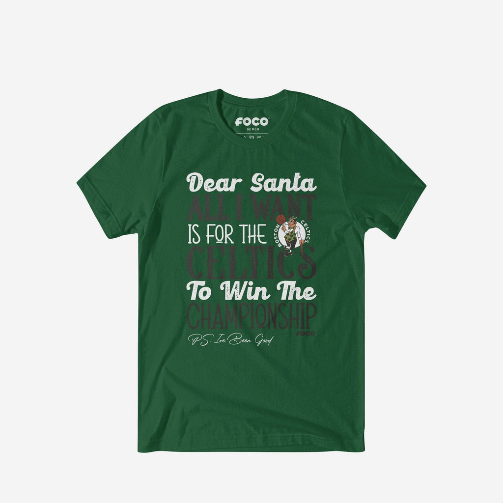Boston Celtics All I Want T-Shirt FOCO S - FOCO.com