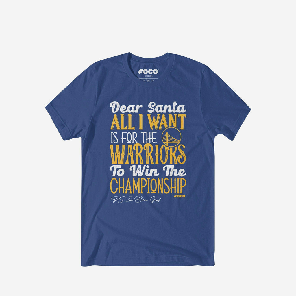 Golden State Warriors All I Want T-Shirt FOCO S - FOCO.com