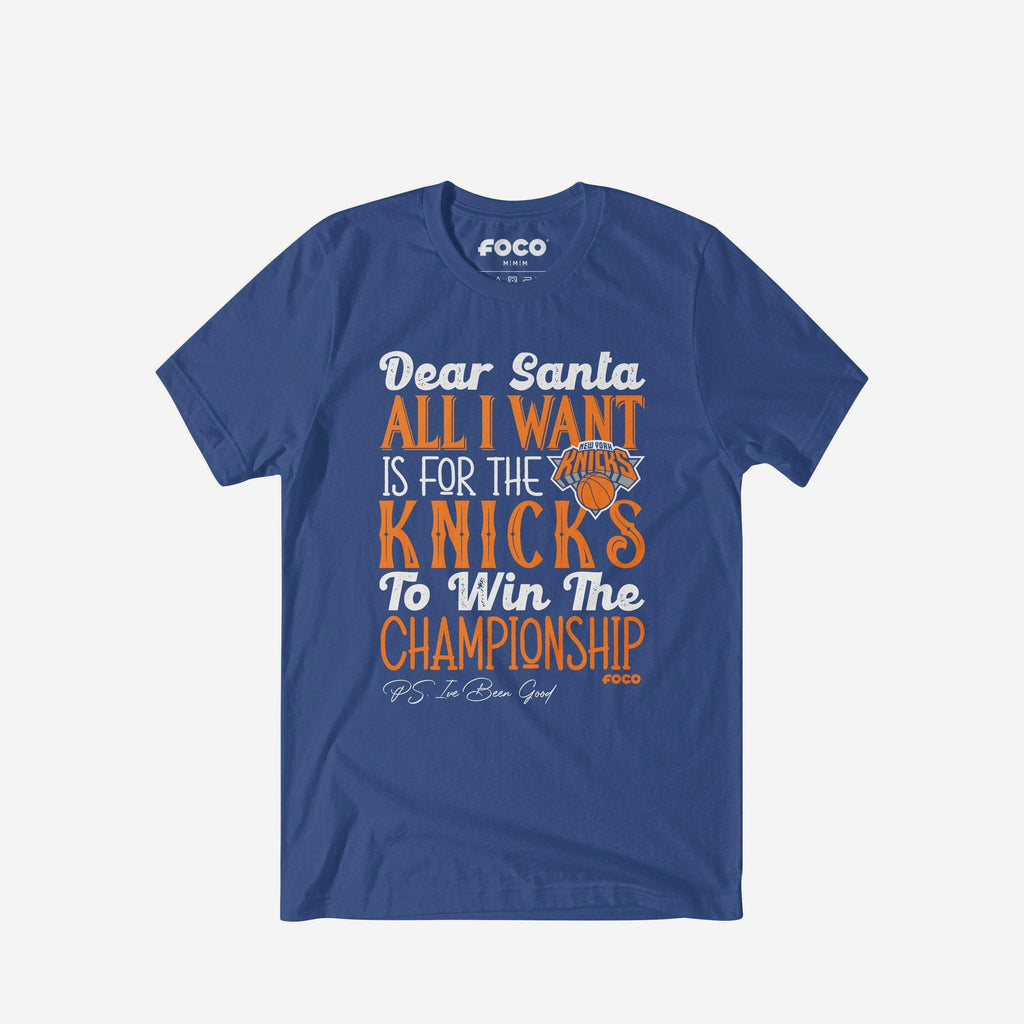 New York Knicks All I Want T-Shirt FOCO S - FOCO.com