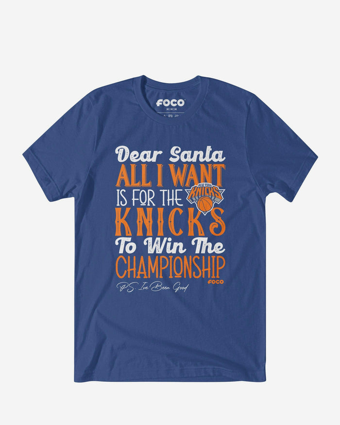 New York Knicks All I Want T-Shirt FOCO S - FOCO.com