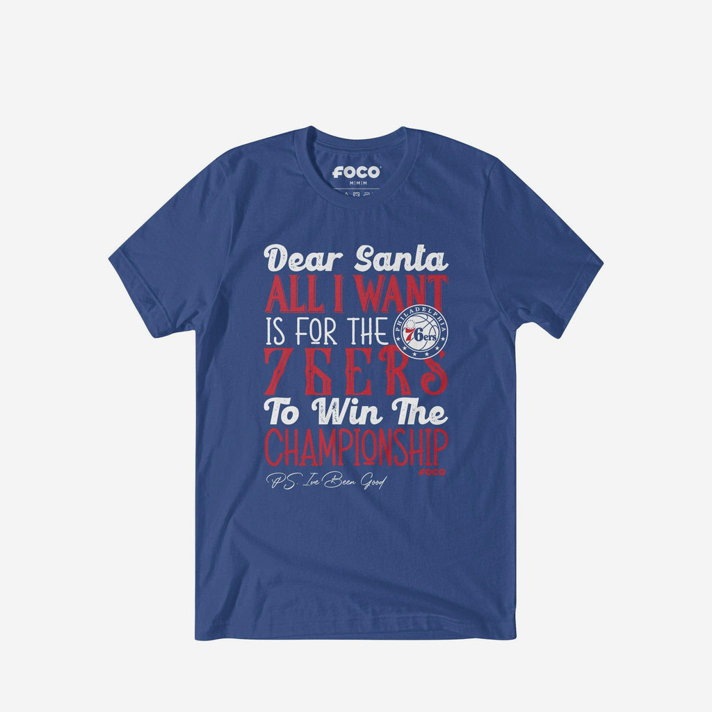 Philadelphia 76ers All I Want T-Shirt FOCO S - FOCO.com