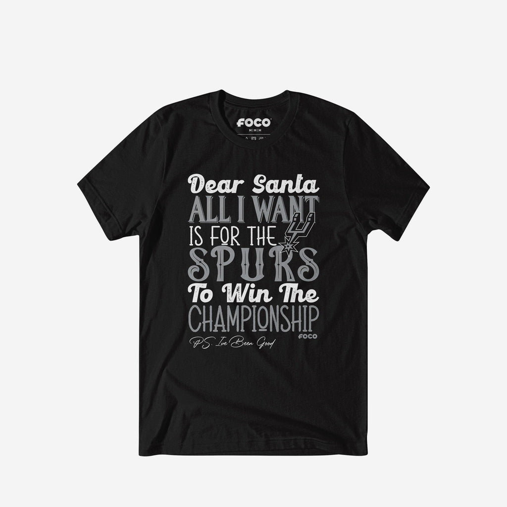 San Antonio Spurs All I Want T-Shirt FOCO S - FOCO.com