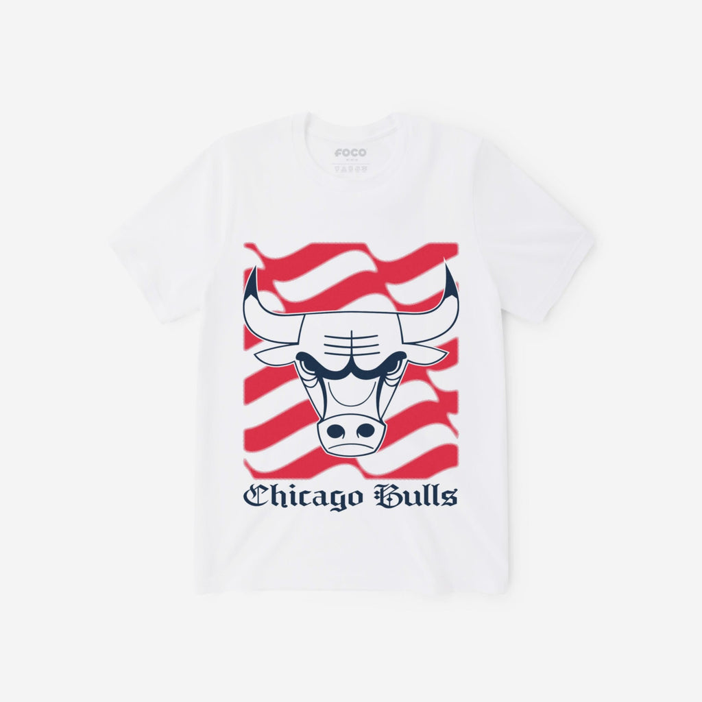 Chicago Bulls American Heritage Wordmark T-Shirt FOCO S - FOCO.com