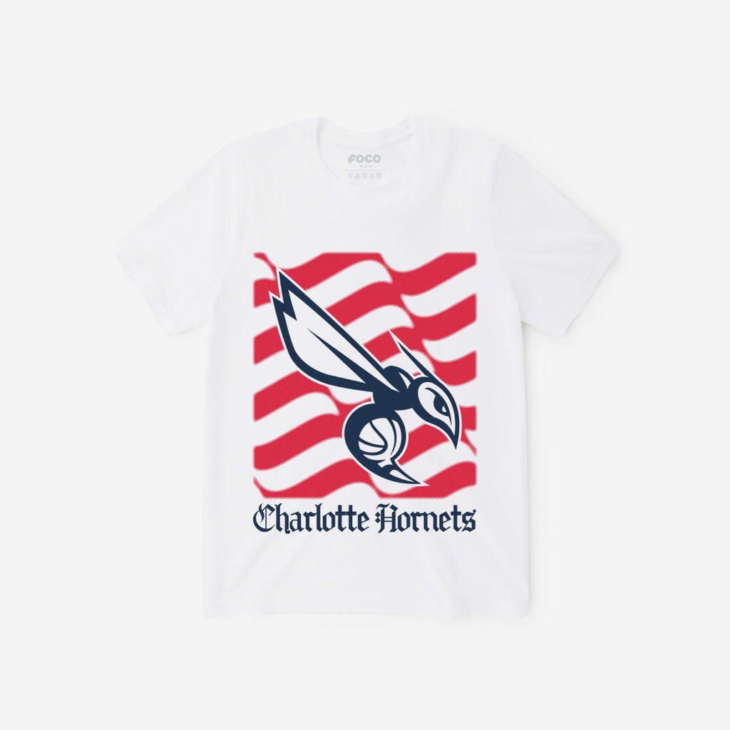 Charlotte Hornets American Heritage Wordmark T-Shirt FOCO S - FOCO.com