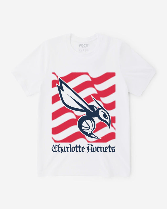 Charlotte Hornets American Heritage Wordmark T-Shirt FOCO S - FOCO.com