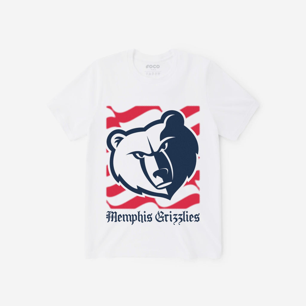 Memphis Grizzlies American Heritage Wordmark T-Shirt FOCO S - FOCO.com