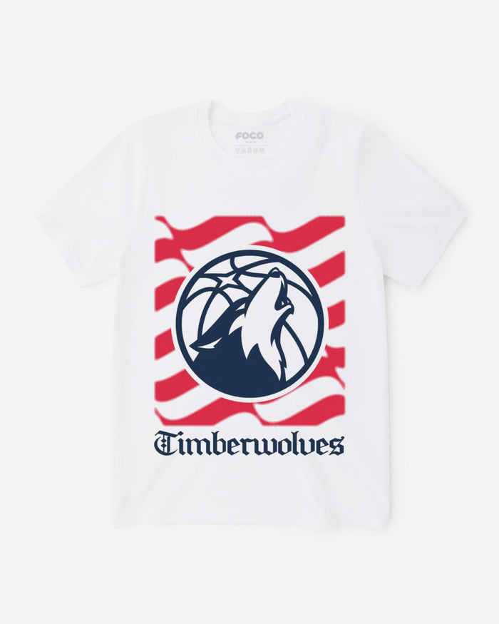 Minnesota Timberwolves American Heritage Wordmark T-Shirt FOCO S - FOCO.com