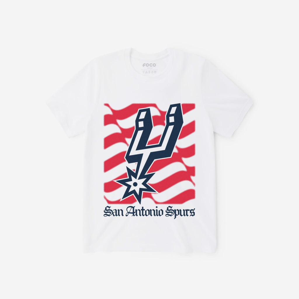 San Antonio Spurs American Heritage Wordmark T-Shirt FOCO S - FOCO.com