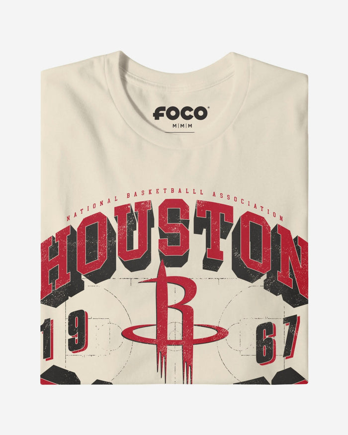 Houston Rockets Court Arched Wordmark T-Shirt FOCO S - FOCO.com
