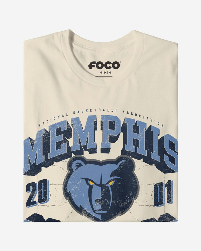Memphis Grizzlies Court Arched Wordmark T-Shirt FOCO S - FOCO.com