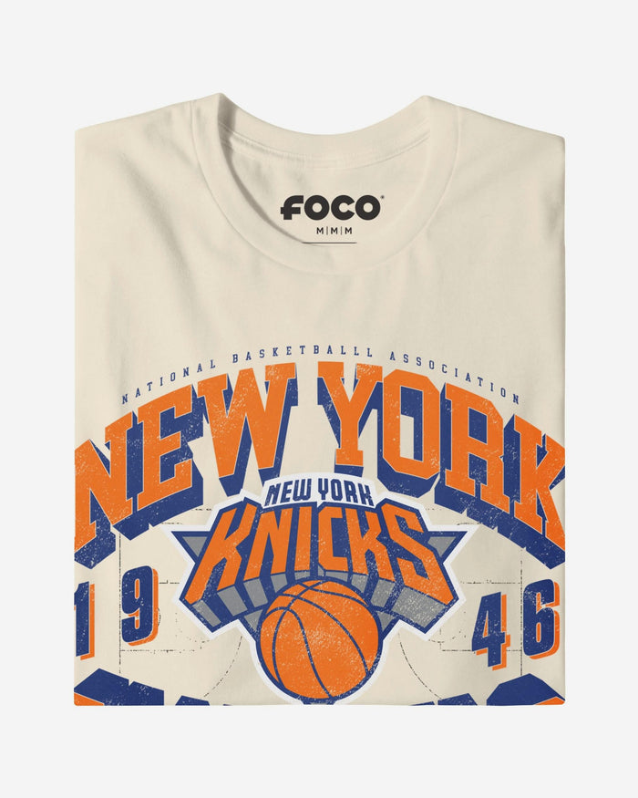 New York Knicks Court Arched Wordmark T-Shirt FOCO S - FOCO.com