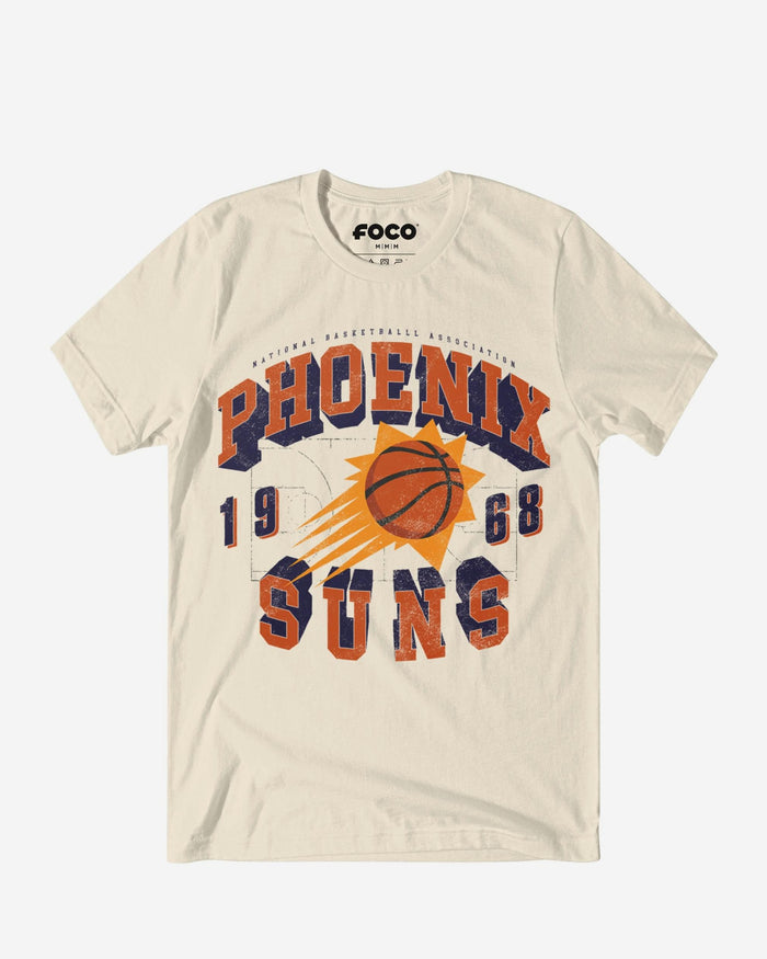 Phoenix Suns Court Arched Wordmark T-Shirt FOCO S - FOCO.com