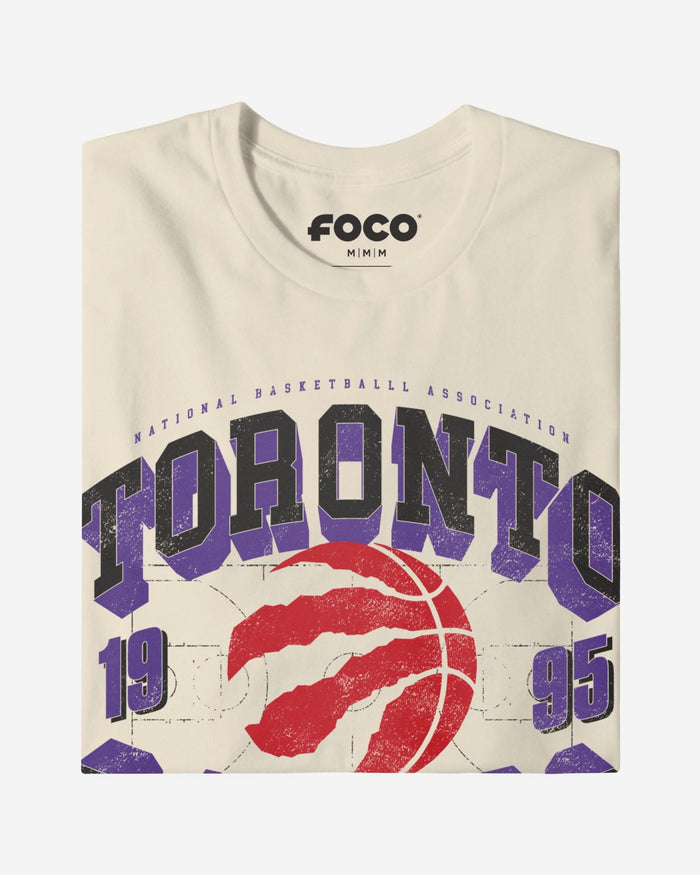 Toronto Raptors Court Arched Wordmark T-Shirt FOCO S - FOCO.com