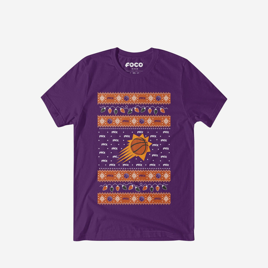 Phoenix Suns Holiday Lights Sweater T-Shirt FOCO S - FOCO.com