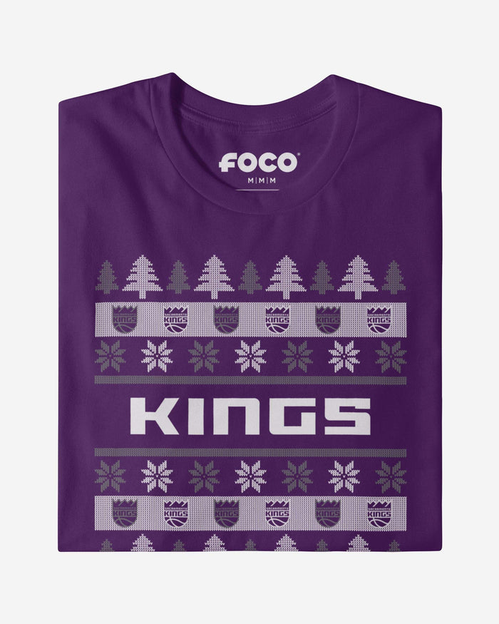 Sacramento Kings Holiday Sweater T-Shirt FOCO - FOCO.com