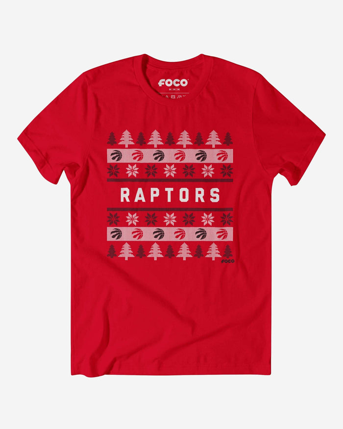 Toronto Raptors Holiday Sweater T-Shirt FOCO S - FOCO.com