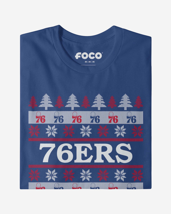 Philadelphia 76Ers Holiday Sweater T-Shirt FOCO - FOCO.com