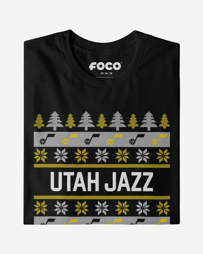 Utah Jazz Holiday Sweater T-Shirt FOCO - FOCO.com