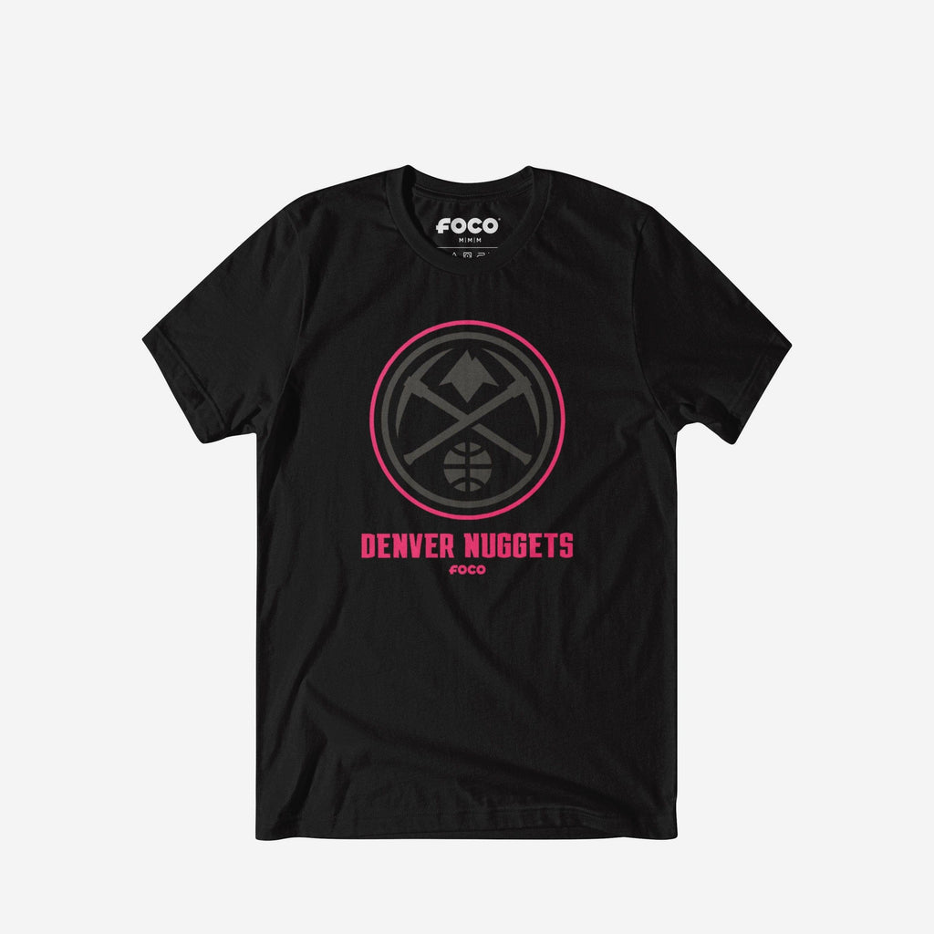 Denver Nuggets Highlight Reel T-Shirt FOCO Black/Neon Pink S - FOCO.com