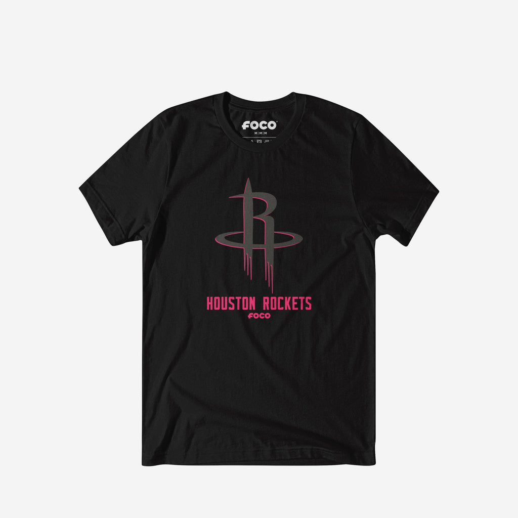 Houston Rockets Highlight Reel T-Shirt FOCO Black/Neon Pink S - FOCO.com