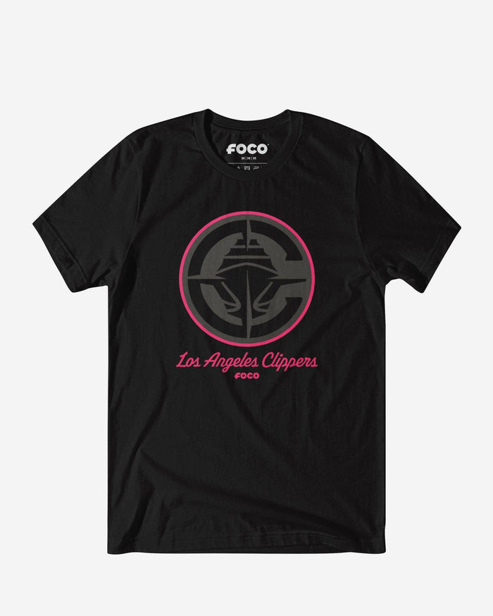 Los Angeles Clippers Highlight Reel T-Shirt FOCO Black/Neon Pink S - FOCO.com