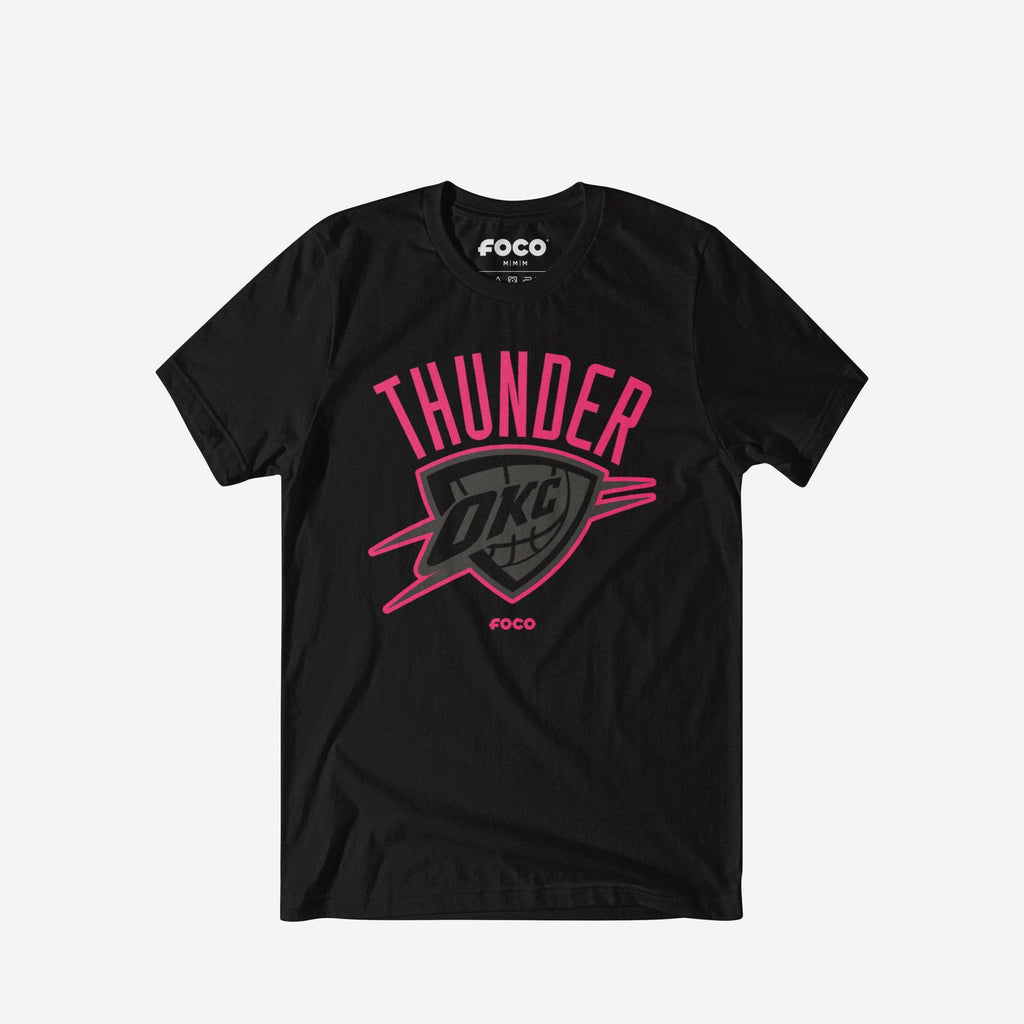Oklahoma City Thunder Highlight Reel T-Shirt FOCO Black/Neon Pink S - FOCO.com