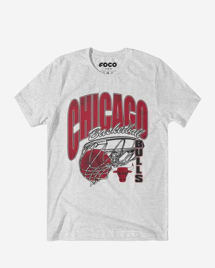 Chicago Bulls Script Swish T-Shirt FOCO S - FOCO.com