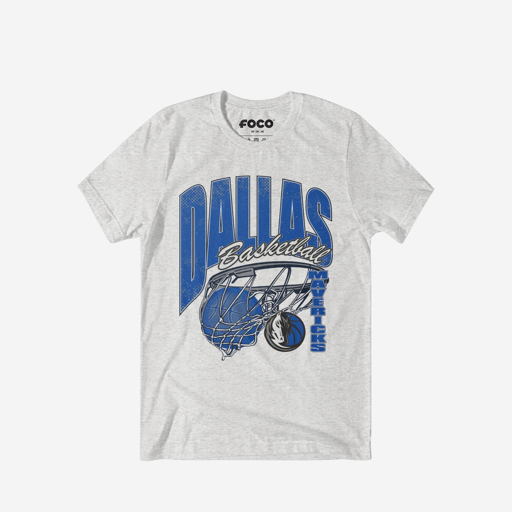 Dallas Mavericks Script Swish T-Shirt FOCO S - FOCO.com