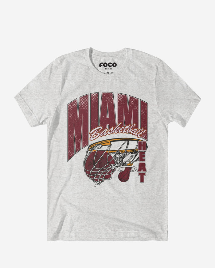 Miami Heat Script Swish T-Shirt FOCO S - FOCO.com