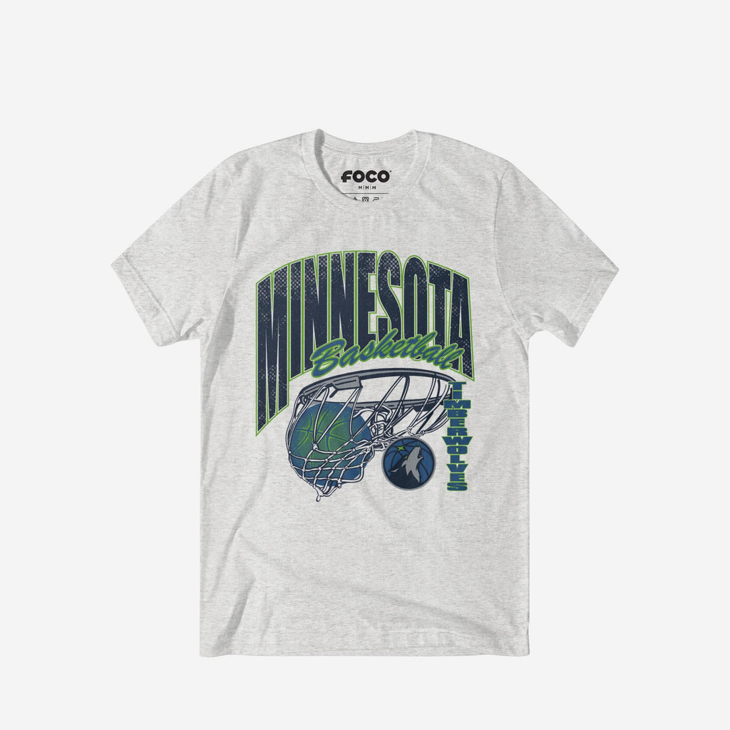 Minnesota Timberwolves Script Swish T-Shirt FOCO S - FOCO.com