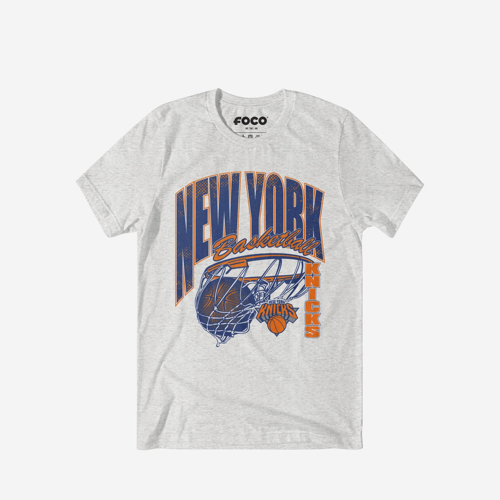 New York Knicks Script Swish T-Shirt FOCO S - FOCO.com