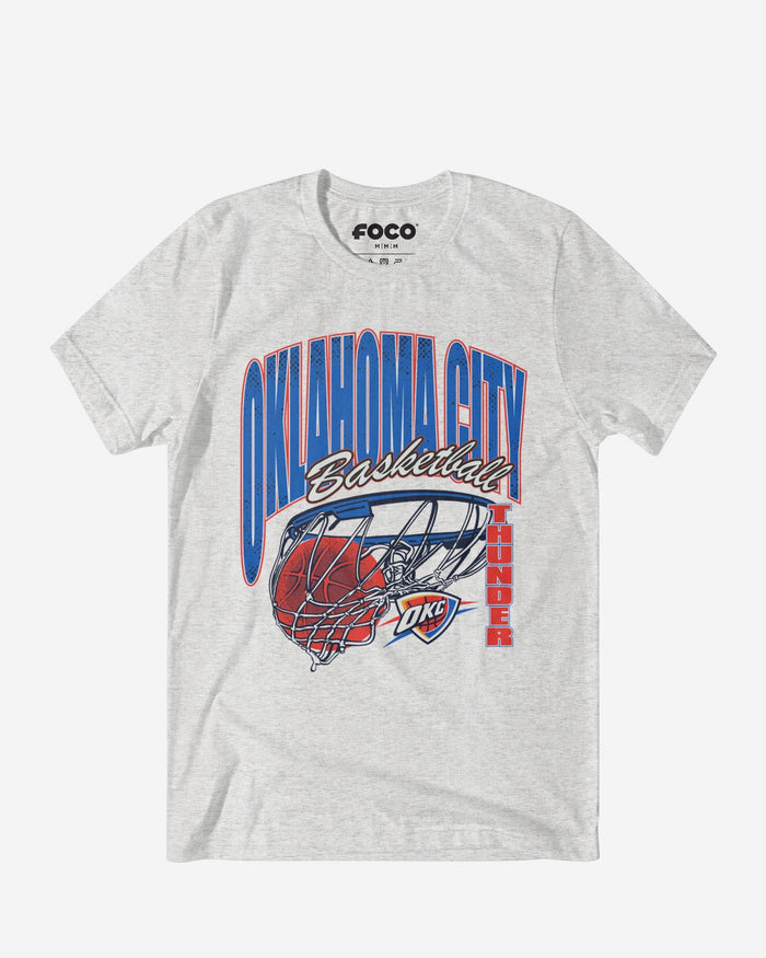Oklahoma City Thunder Script Swish T-Shirt FOCO S - FOCO.com