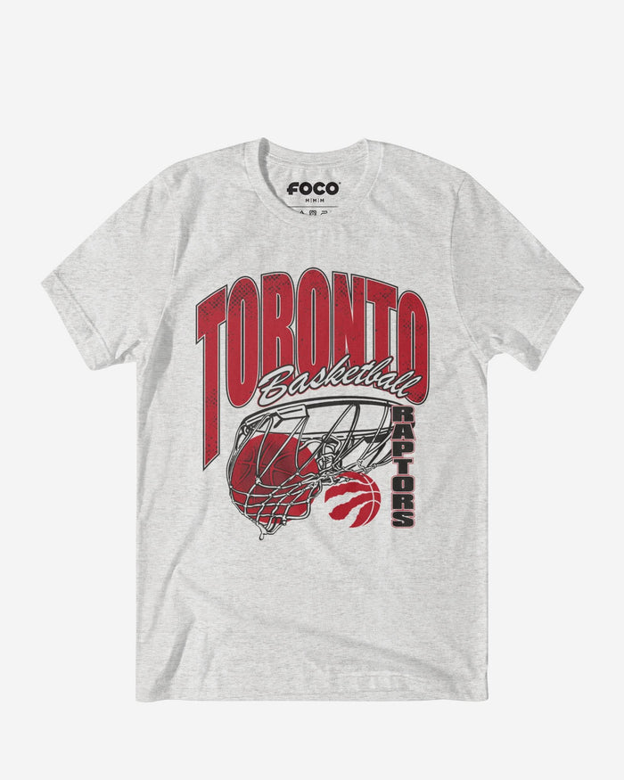 Toronto Raptors Script Swish T-Shirt FOCO S - FOCO.com