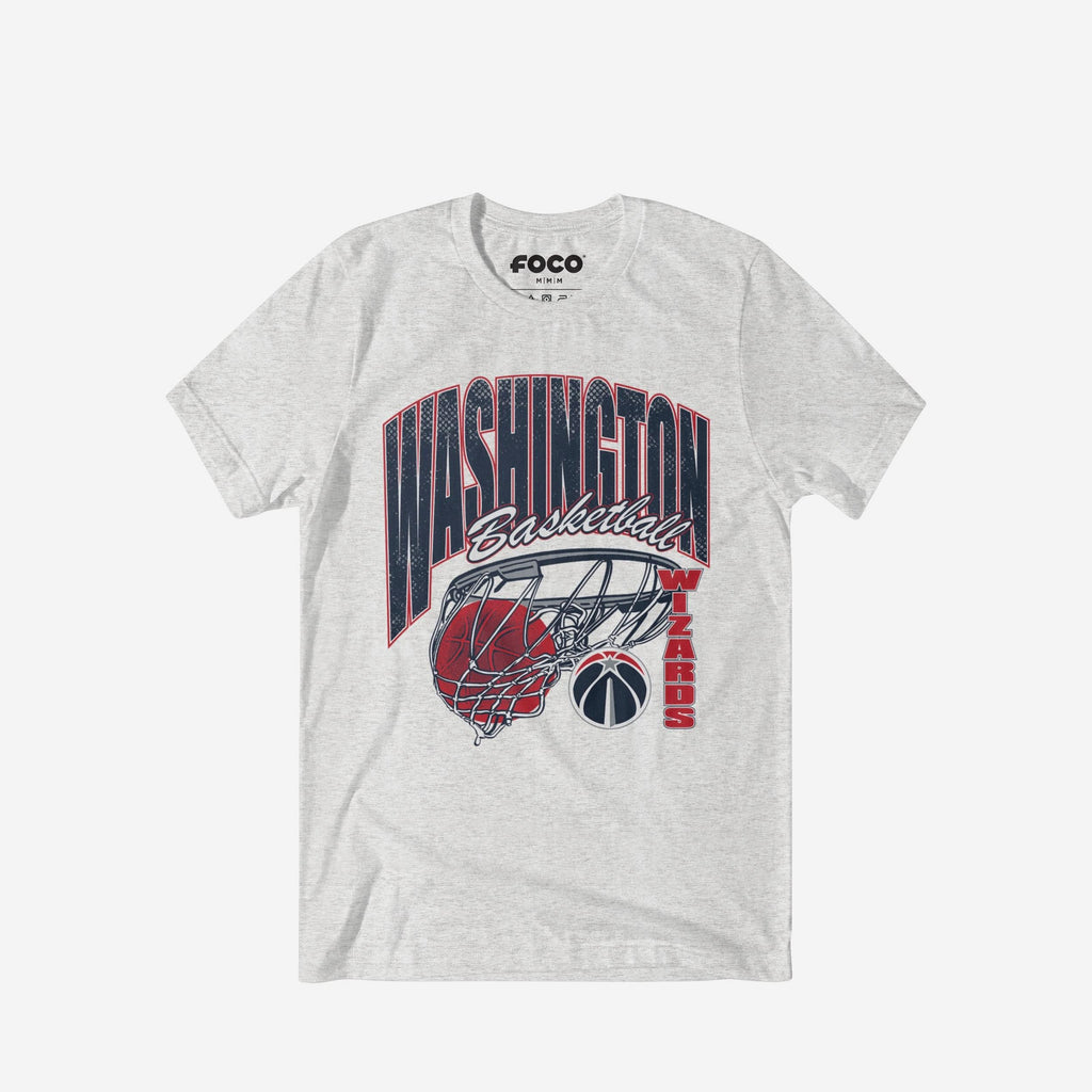 Washington Wizards Script Swish T-Shirt FOCO S - FOCO.com