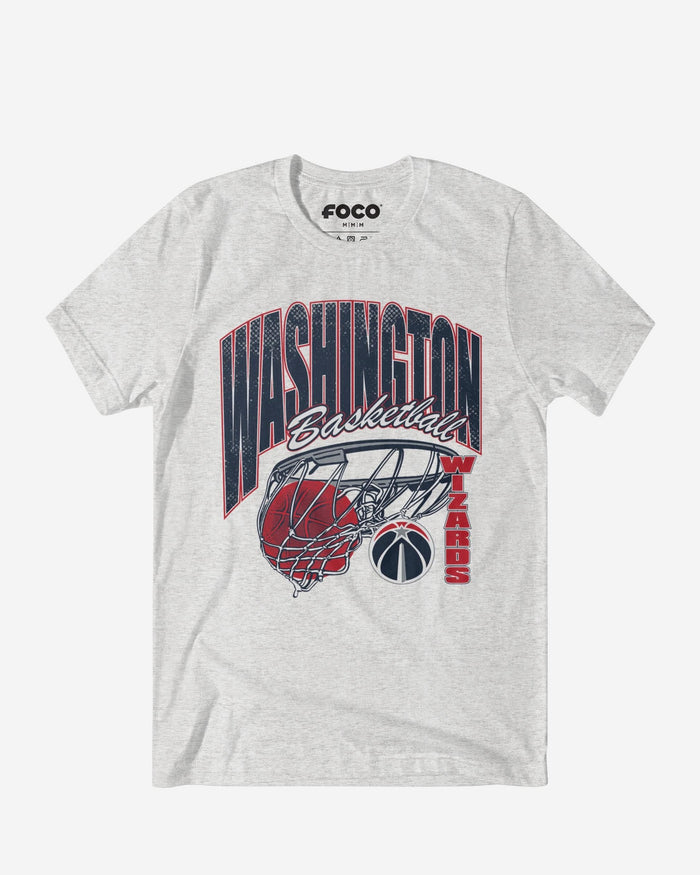 Washington Wizards Script Swish T-Shirt FOCO S - FOCO.com