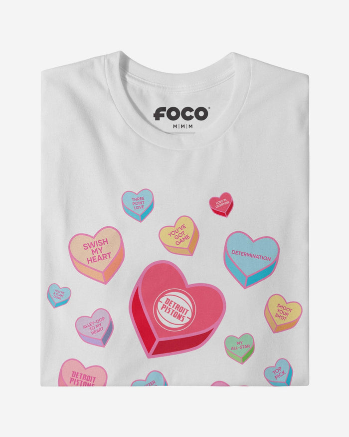 Detroit Pistons Sweet Talk T-Shirt FOCO S - FOCO.com